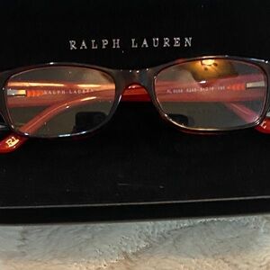 Ralph Lauren Red and Black Eyewear